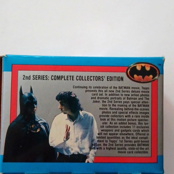 1989 BATMAN Topps Batman Movie COMPLETE BOXED CARD SET 2nd Series - Picture 4 of 7